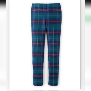 Boden Wool Trousers Green Blue Red Plaid  US6R